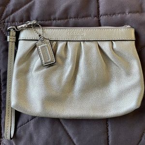 Coach Gold Wristlet